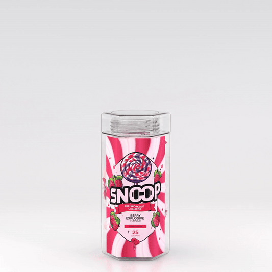 SNOOP Pre-workout Lolly's Berry Explosive pot animatie